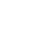 A simple white outline drawing of a paintbrush, shown at an angle on a light gray background.